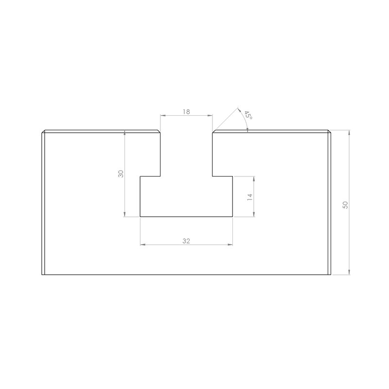 Online-Shop - T-Nutenplatte 200 x 200 x 20